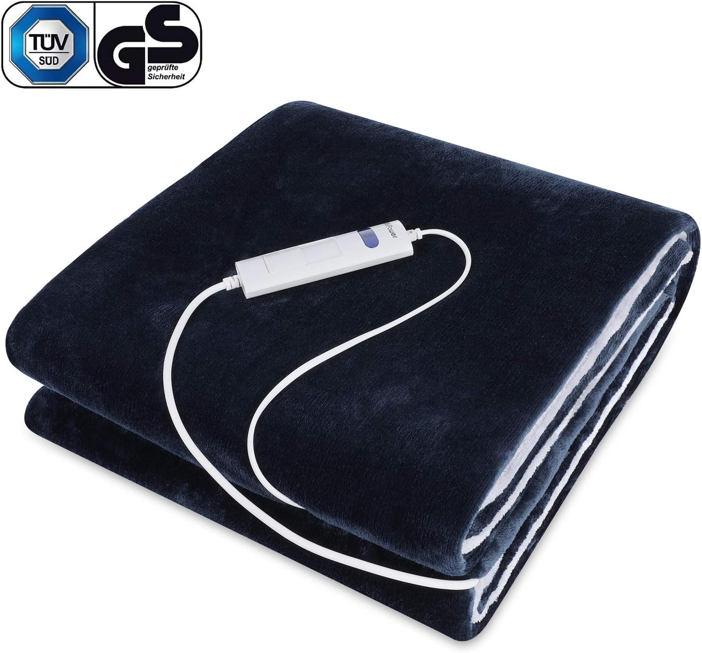 MVPower Heated Throw Electric Blanket Heating Blanket 180x130cm Heat