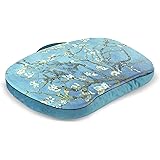 QIELIZI Lap Laptop Desk - Portable Lap Desk with Pillow Cushion, Fits up to 15.6 inch Laptop for Home Office Students Use as 