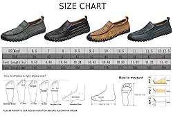 Men's Breathable Perforated Loafers Hand-Stitched
