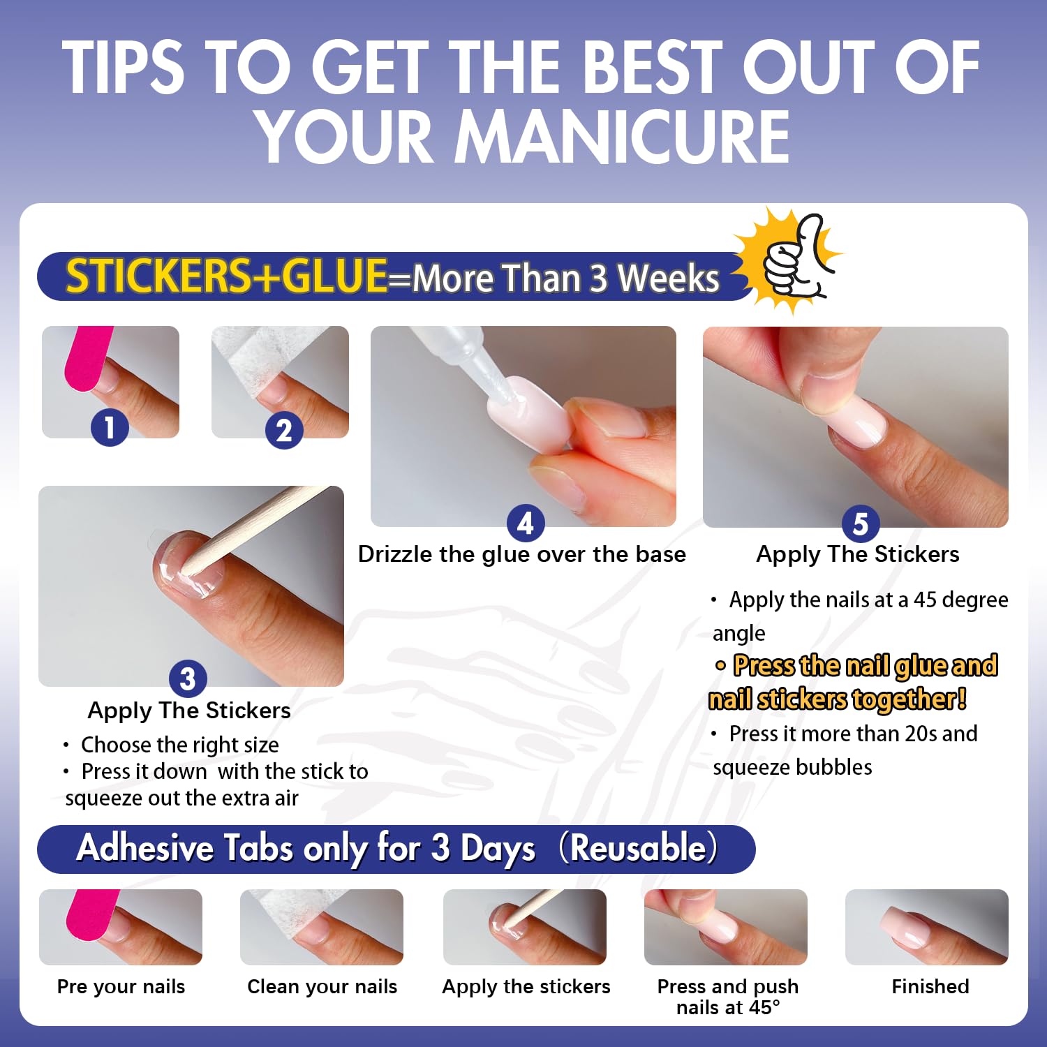 Light Pink French Tip Press on Nails Short Almond Nails Press ons French Tip Glue on Nails for Women DIY Acrylic Gel Nail Natural Thick Extra Short Fake Nail 30Pcs 15 Sizes - Image 7