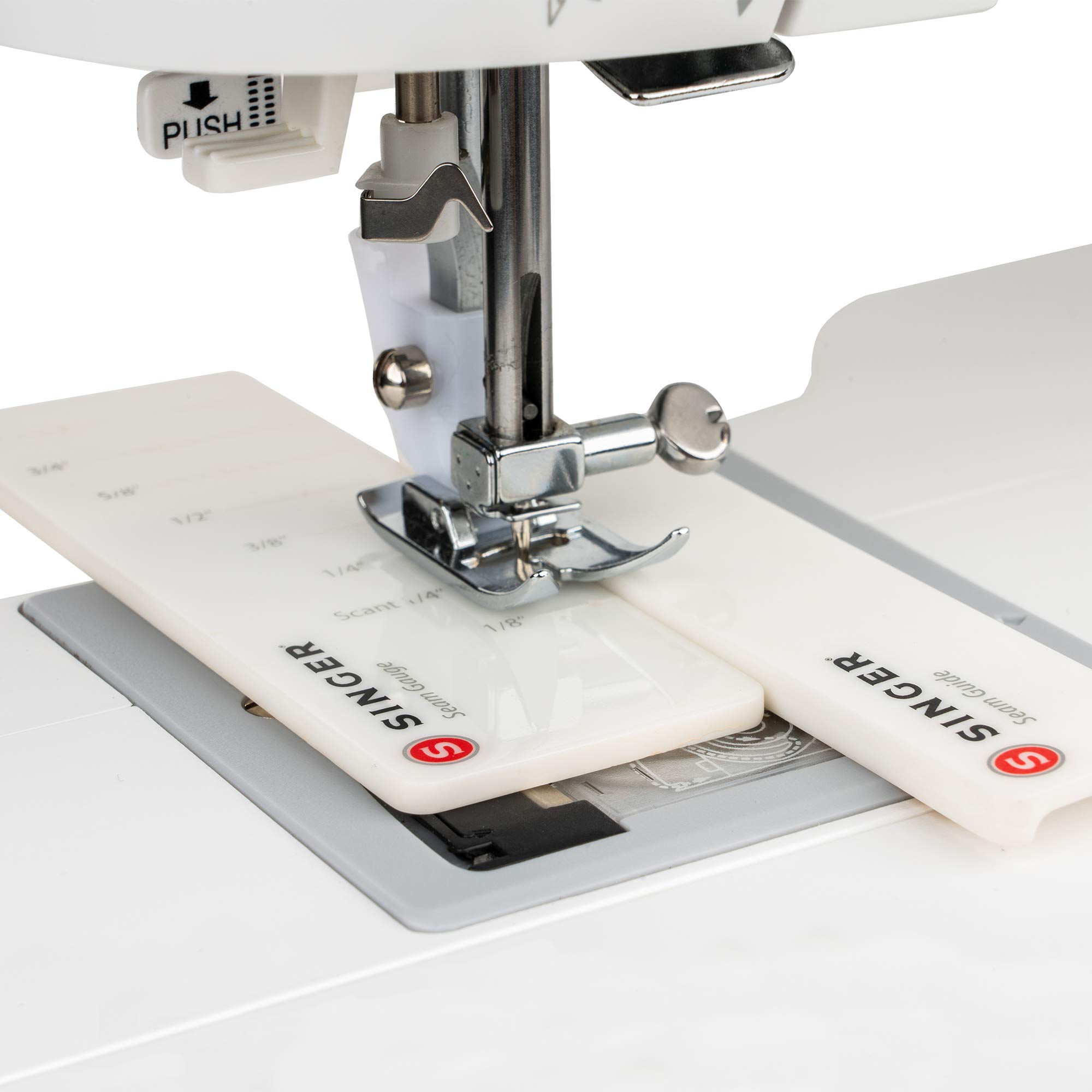 SINGER Stitch Gauge & Guide - Seam Measuring Tool for Machine Sewing