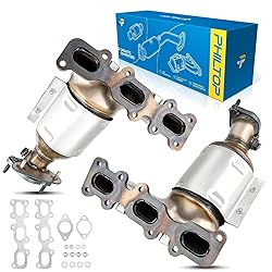 PHILTOP Left and Right Catalytic Converter Kit Fit