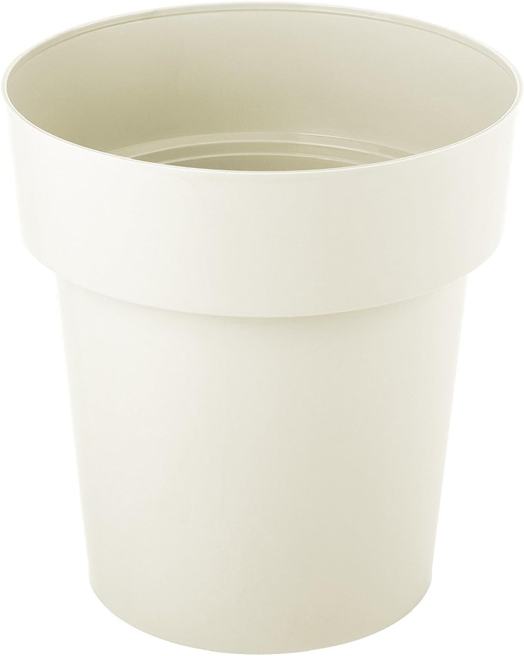 Juypal Basic Polypropylene Flower Pot (White, 11382)