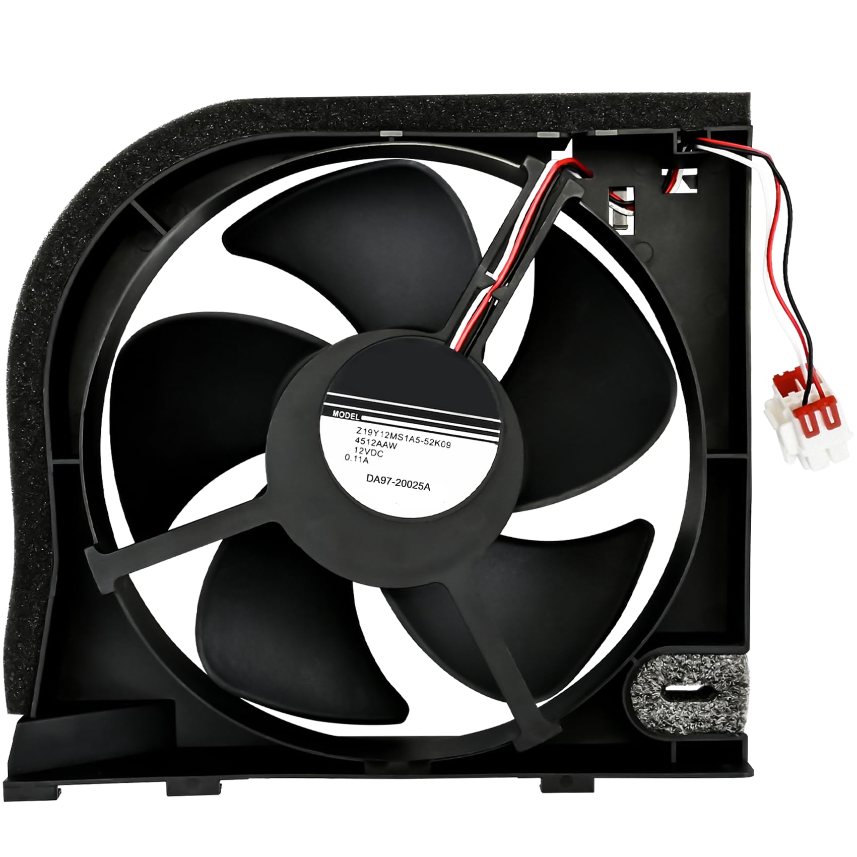 Photo 1 of DA97-20025A Condenser Fan Motor Compatible with sam-sung RF27T5241SR, RS22T5201SR, RS27T5200SG, RF32CG5400SR, etc. Part Number: PD00076495, 4962138, AP6883701, PS12720104, EAP12720104. 1 Year Warranty