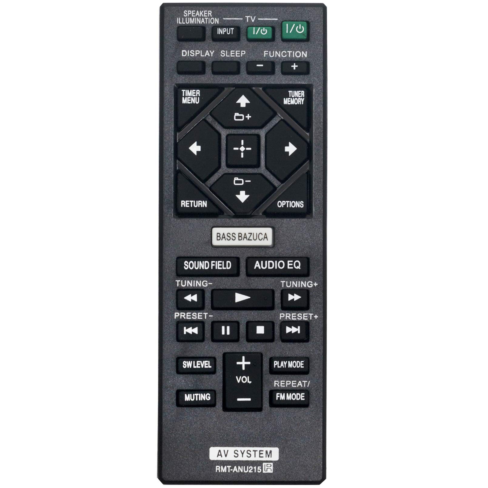 ALLIMITY RM-ANU215 Remote Control Replace for Sony AV System HT-GT1 HTGT1
