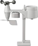 BRESSER Weather Station 5-in-1 with Outdoor Sensor German DCF Clock Black view 4