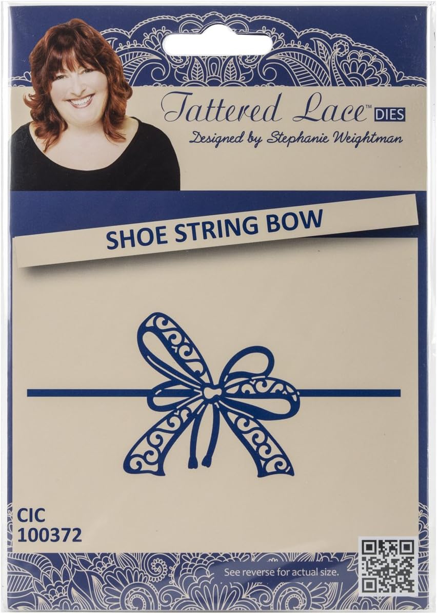 Create and Craft Tattered Lace Metal Die-Shoestring Bow