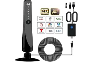 Generic Rewave™ Antena, Rewave TV Antenna Signal Booster, Coverage Up to 500 Miles, Amplified Hd Digital TV Antenna, Supports 4K Indoor Full HD Smart TV (Standard Version)