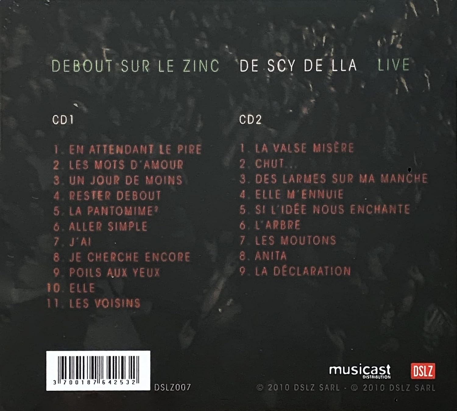 De Scy De Lla Live Amazon Com Music