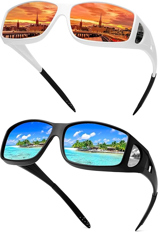 Sunglasses Fit Over Glasses, Polarized 100 UV Protection
