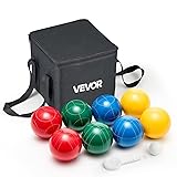 VEVOR Bocce Ball Set, 100 mm, with 8 Resin