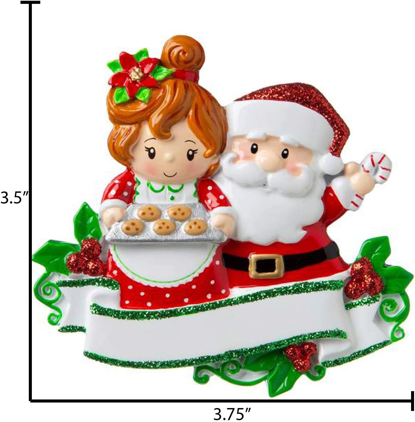 Personalized Santa Mrs Claus Christmas Tree Ornament 2021 Sweet Couple Mr Red Suit Made Love Gingerbread Cookie Tray Activity Together Birthday Holiday Tradition Friend Year Free Customization Home Kitchen Amazon Com Mr And Mrs Christmas Ornament 2021