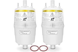 atthaissem Lot de 2 cartouches de rechange pour humidificateur à vapeur 800 et 865 avec joint torique étanche pour protéger l