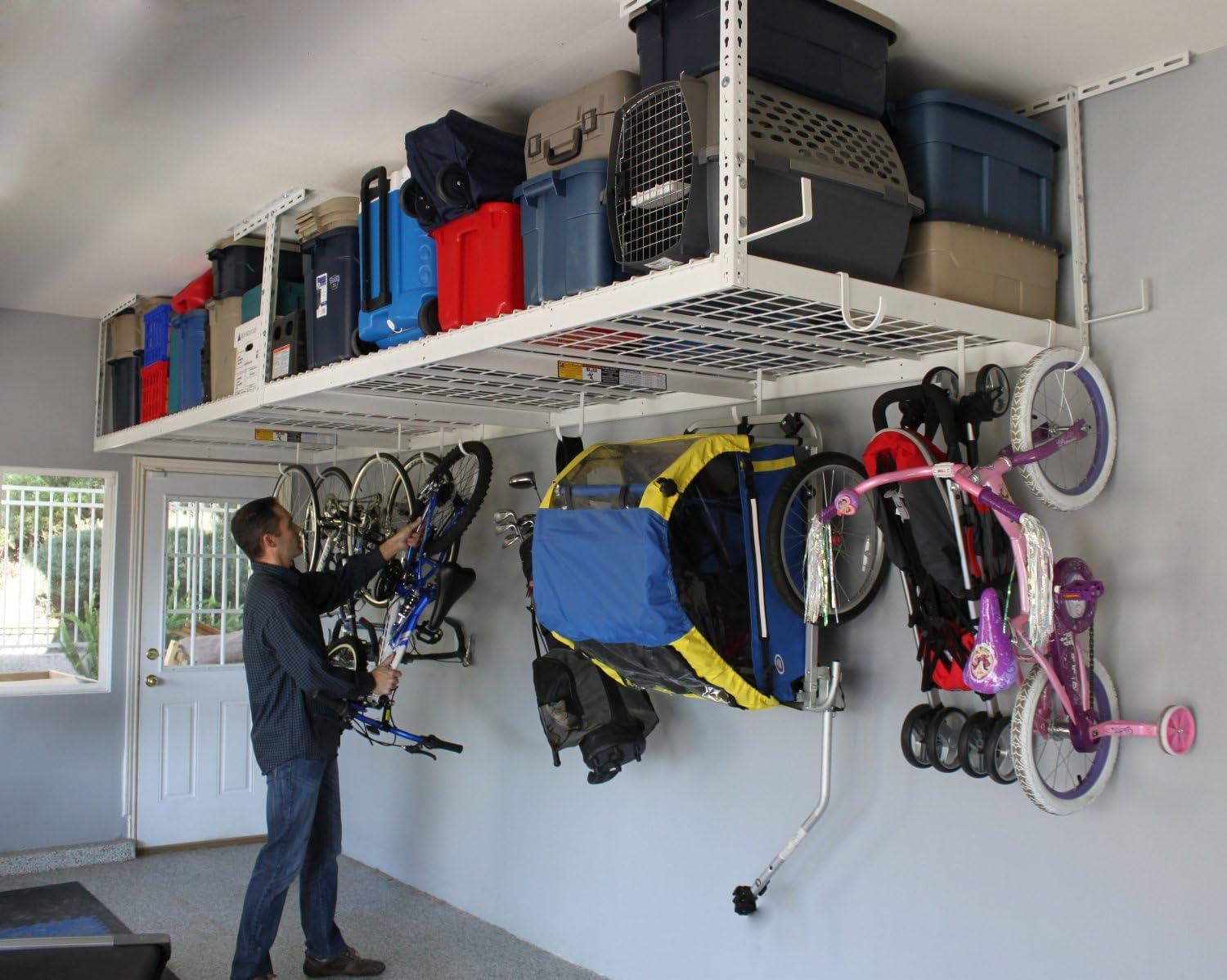 SafeRacks Overhead Garage Storage Combo 
