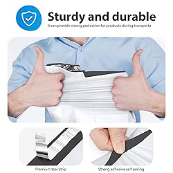 Fuxury 12x15.5 200pc White Poly Mailers, Shipping