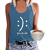 BLACKMYTH Women Summer Cute Graphic Cami Shirt Casual Tank Tops