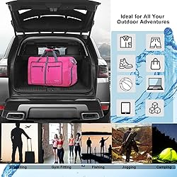 Woogwin Travel Duffel Bag Large Foldable Waterproof