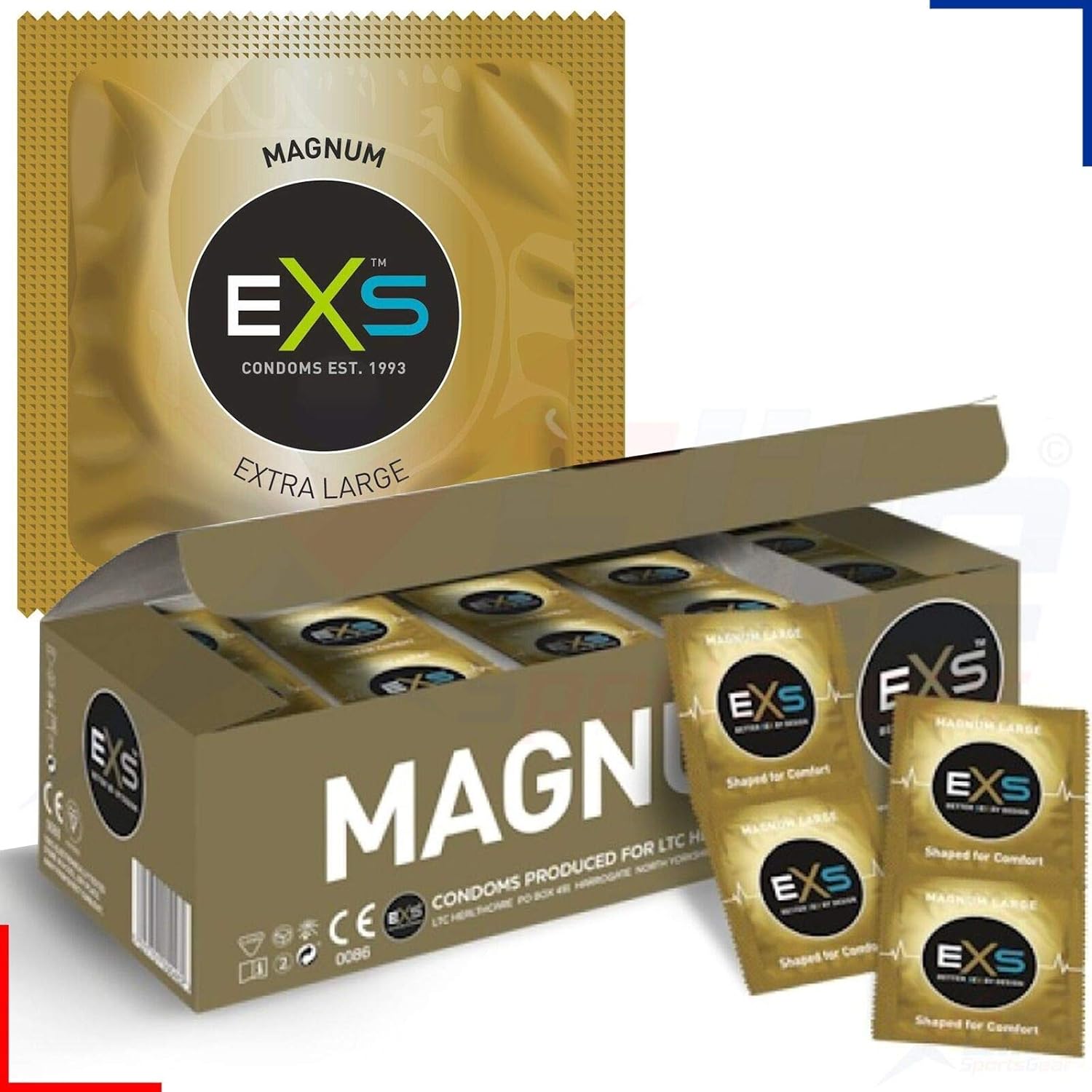 EXS Magnum 144 Extra Large Condoms Amazon.co.uk Health & Personal Care