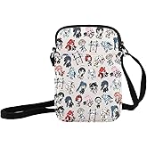 JXGZSO Funny Game Themed Crossbody Bag Game Lover Gift Anime Gaming Shoulder Bag