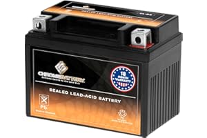 CB CHROMEBATTERY YTX4L-BS 12 V 50 CCA AGM – Maintenance-Free 4 Ah Battery for Mini ATV, Scooter, Pocket Bike – T3 Nut & Bolt Terminal – Fits TaoTao 50, Razor MX500 & More