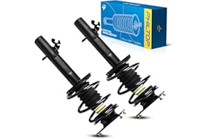PHILTOP Front Struts Shock for Cooper 2002-2006, Shock Absorber 172265/172266, Struts with Coil Spring SAA823 2 Pcs