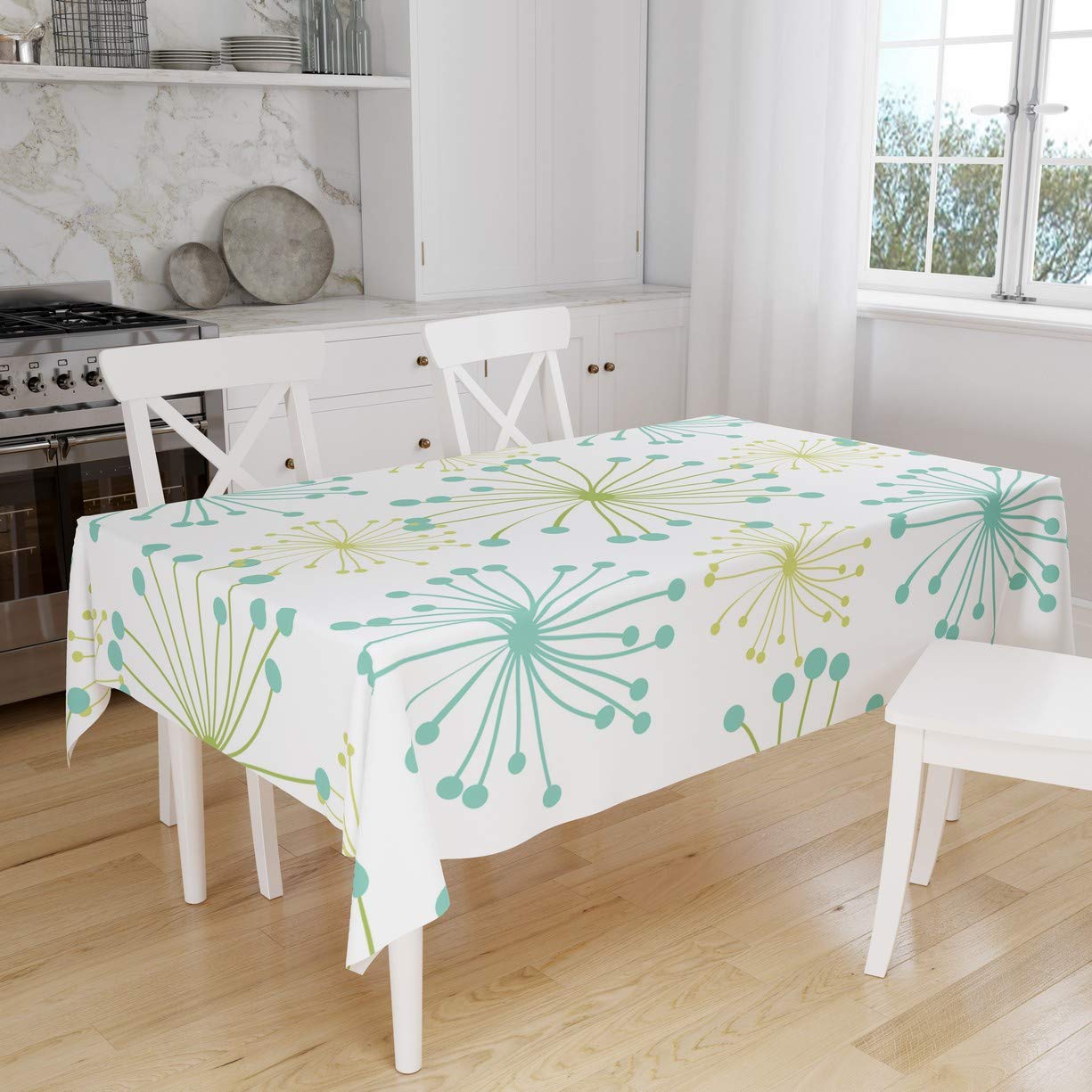 Bonamaison Kitchen Decoration, Tablecloth, 140cm x 160cm - Designed and Manufactured in Turkey