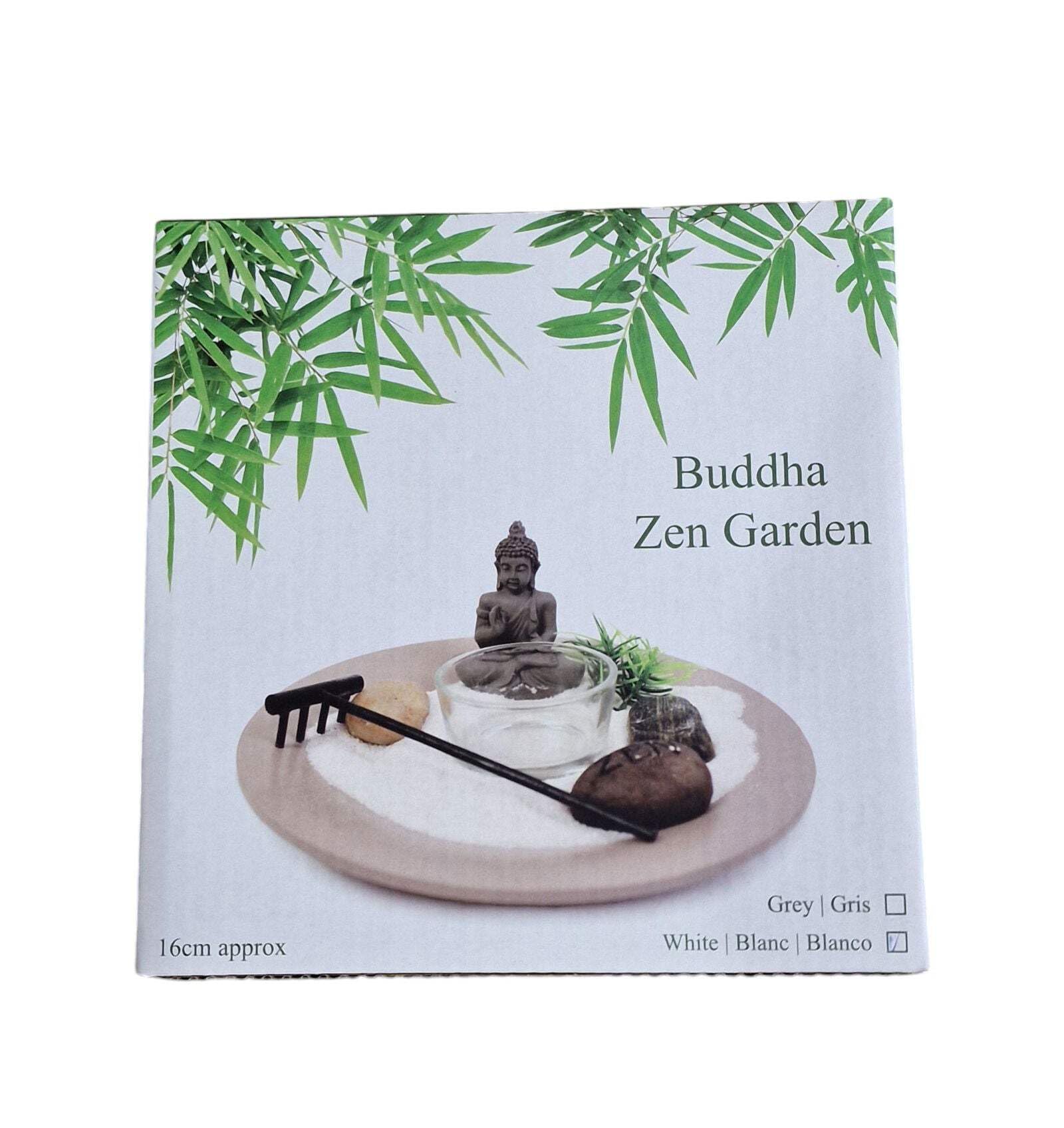 INTCOM NEW THAI BUDDHA ZEN GARDEN WITH STONES AND TEALIGHT HOLDER CH4213
