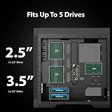 GameMax Abyss ARGB E-ATX PC Gaming Case Black Tempered Glass Infinity Mirror view 5
