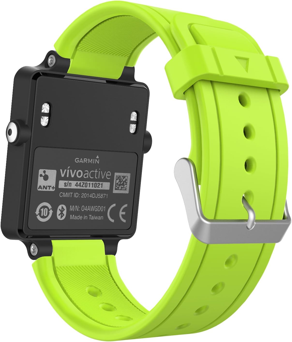 MoKo Garmin Vivoactive Correa de Reloj, Suave Silicona Reemplazo Watch Band para Garmin Vivoactive/Vivoactive Acetate Sports GPS Smartwatch - Verde