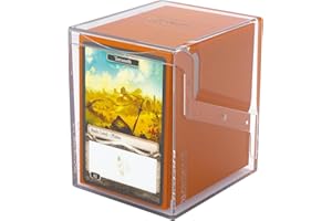 GameGenic Deck Box: Bastion XL Clear (100ct) – Durable and Sturdy TCG, OCG Card Storage – Compatible with Pokemon Yugioh Comm