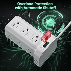 Tower Surge Protector Power Strip with 12 Outlets 4