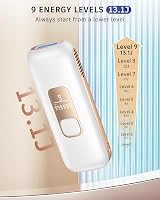 Blissky IPL Hair Removal Device, 9 Energy Levels, 999,900 Flashes view 6