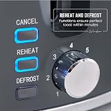 Swan Windsor 2 Slice Toaster Grey 7 Browning Levels Defrost Reheat Cancel view 5