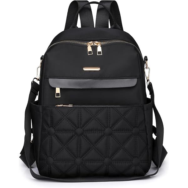 Amazon.com: Alovhad Fashion Nylon Convertible backpack purse  display picture 3