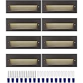 BTNHPLite 9 Inch Low Voltage Step Lights Outdoor, 3.5W 260lm IP65 LED Landscape Stair Lights, 12-24V AC/DC Deck Step Light fo