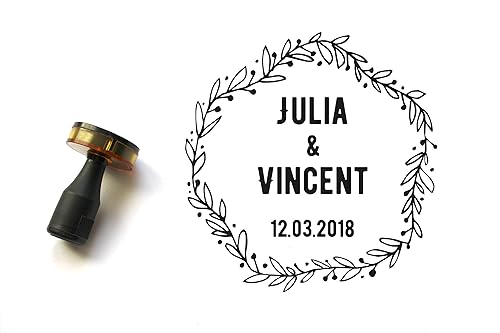 Amazon Com Wedding Stamp Custom Stamp Flower Cottage Style