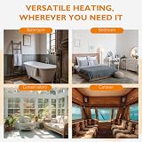 HYLITE Slimline Ecoheater Tube Heater 120W 1000mm White Thermostat Energy view 6