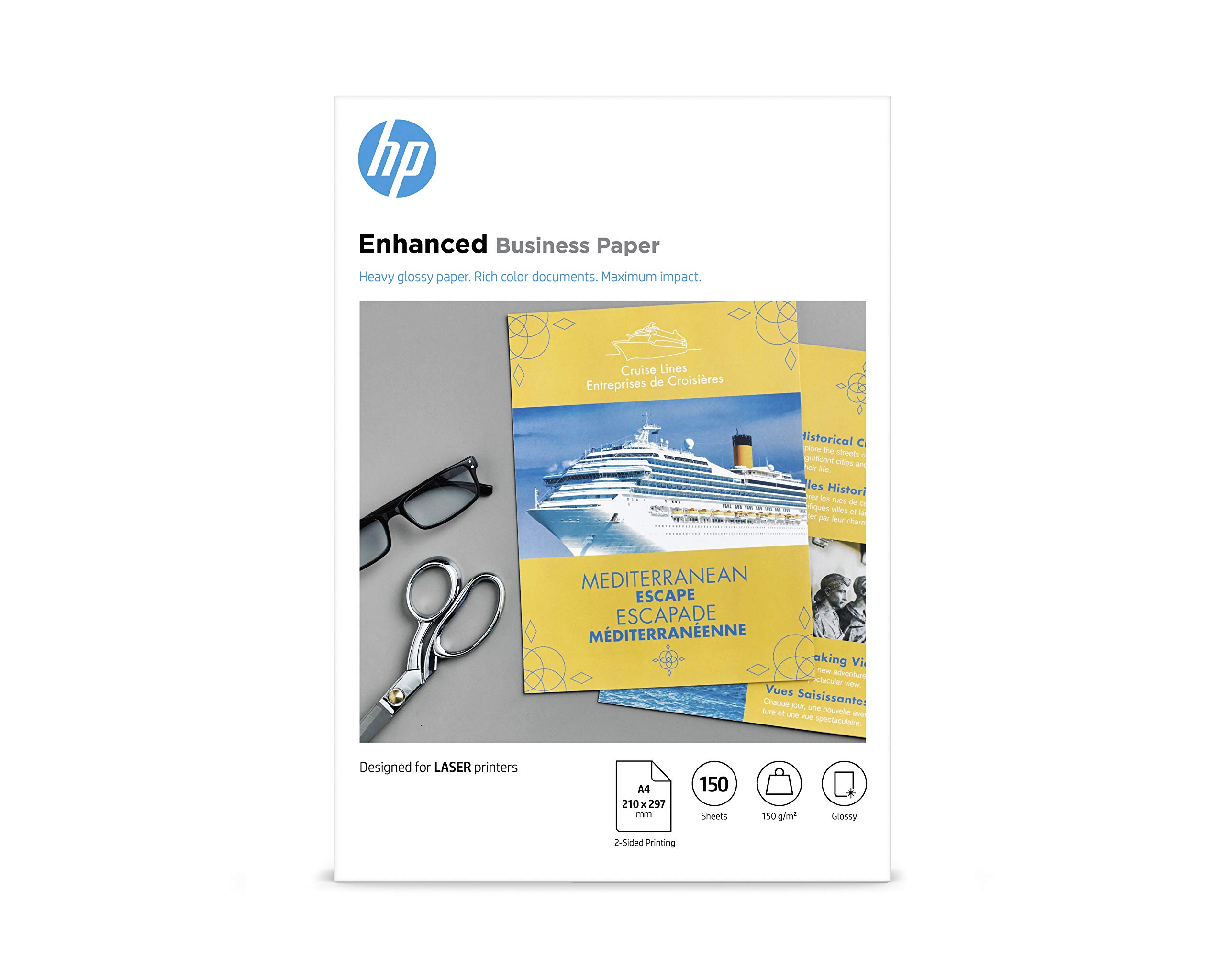 HP A4 White Enhanced Business Paper 150gsm (Pack of 150)
