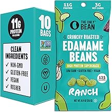The Only Bean High Protein Snacks, Healthy Snacks for Adults and Kids, Vegan and Low Carb Snacks, Individual Gluten Free Keto