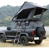 TOPOAK Galaxy Pro Pop-Up Hard Shell Rooftop Tent with Full-Cover Rainfly | for 2 adults and 1 child with 30-second setup and an adjustable full-cover rainfly for airflow and weather coverage.