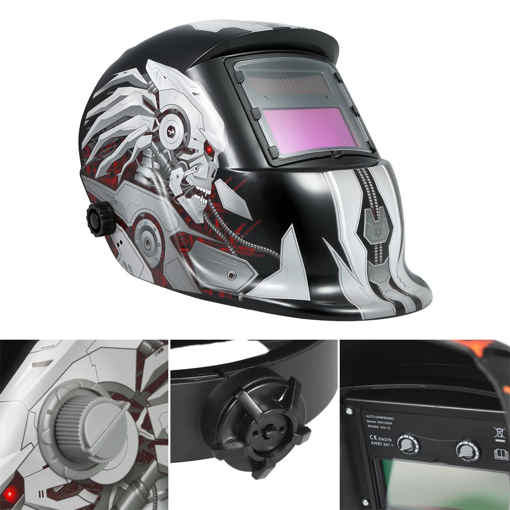 KKmoon Scurimento Solare Casco da Saldatura Maschera Arc Tig Mig Grinding  Aquila Nero Prodotti salute e sicurezza sul lavoro farmaki.gr