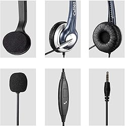Callez 3.5mm Cell Phone Headset with Noise