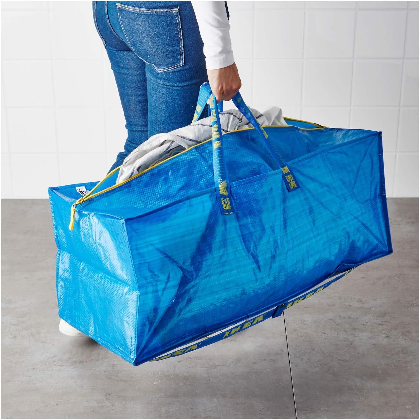 2 x FRAKTA Trunk for Trolley Blue, Length: 73 cm Depth: 35 cm Height: 30 cm Max. load: 25 kg Volume: 76 l - Image 5