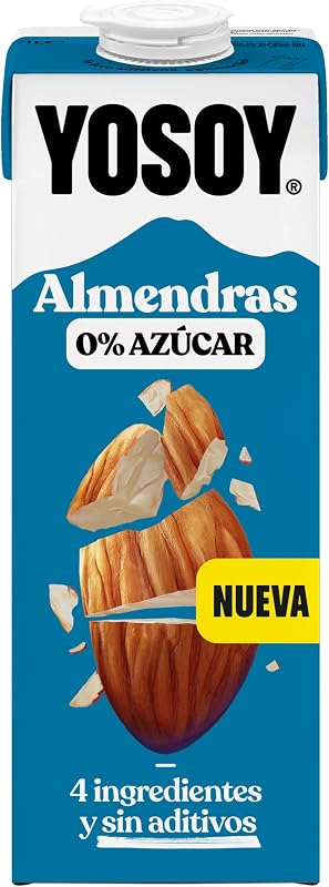 Bebida Vegetal de Almendras Sin Azúcar, pack de 6 x 1L