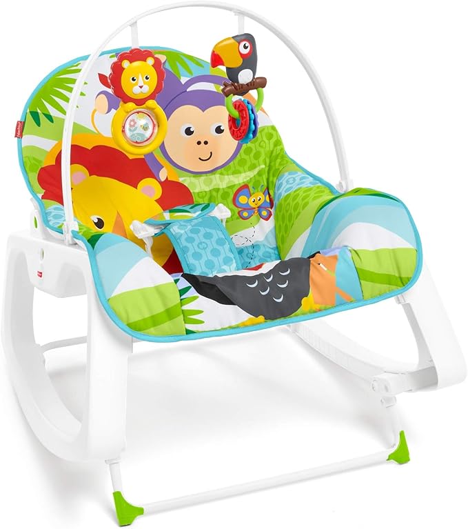 FisherPrice GNV69 2in1 Baby Rocker with Soothing Vibrations and