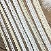 Cotton Ribbon Vintage Lace Trims Bridal Wedding Scalloped Edge Crochet Lace DIY Sewing Craft Supply 18 Yards Assorted (2 Yard Each)