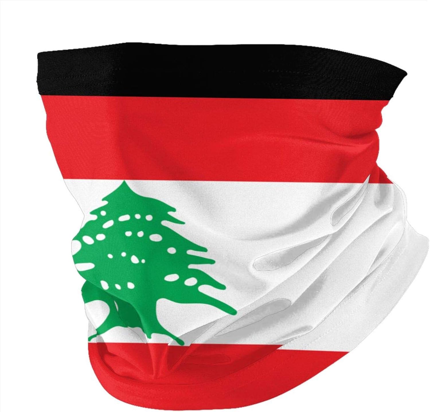 Flag of Lebanon Dust Mask Headwear Protection Bandanas Balaclava Neck