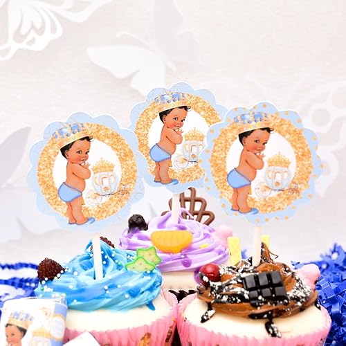 Amazon.com: Little Prince Cake Toppers, Royal Prince Party Decor: Handmade