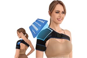 VISKONDA Shoulder Brace Sling Immobilizer and Compression Sleeve,Rotator Cuff Injury Supports for AC Joint Pain Relief,Arm St