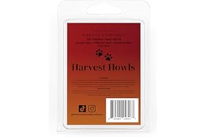 WEST COAST CANDLE COMPANY Harvest Howls | Pet Safe Wax Melts | All Natural Soy | Non-Toxic | Dog Friendly | Vet Approved | Long Lasting Home Fragrance | Pet Odor Eliminator | Clean Burning Wax Cubes | Safe Air Freshener